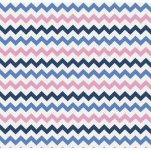 Chevron Zarah cor 11 (Rosa com Marinho)