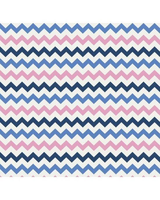 Chevron Zarah cor 11 (Rosa com Marinho)