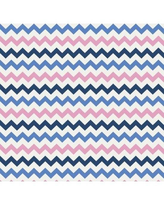 Chevron Zarah cor 11 (Rosa com Marinho)