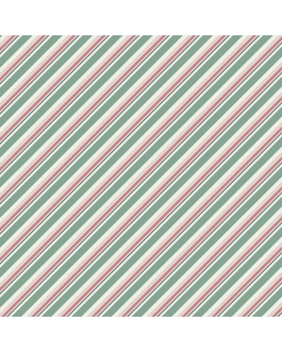 Tecido Tricoline Estampada Bianca cor 05 (Verde Vintage)
