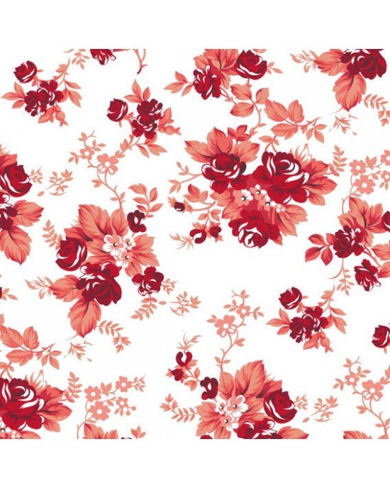 Floral Iris cor 19 (Vermelho) Floral Iris cor 19 (Vermelho)
