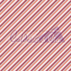 Tecido Tricoline Estampada Bianca cor 09 (Vermelho)