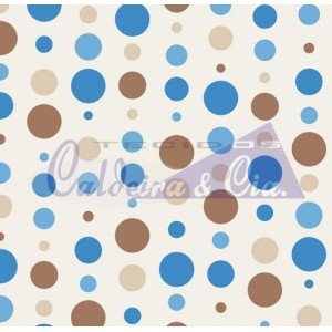 Bolas cor 16 (Bege com Azul)