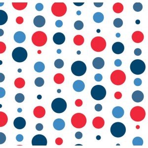 Bolas cor 17 (Vermelho com Marinho)