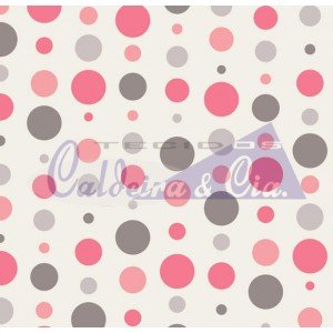 Bolas cor 18 (Cinza com Rose)