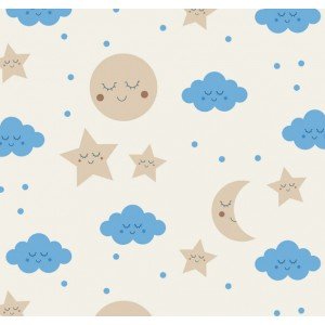 Luar cor 01 (Bege com Azul)