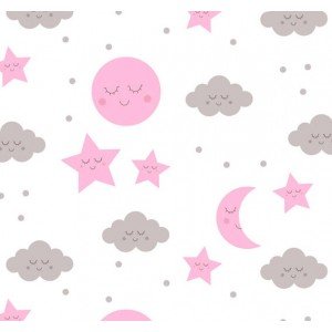 Luar cor 07 (Rosa com Cinza)