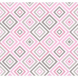 Geométrico cor 07 (Rosa com Cinza)