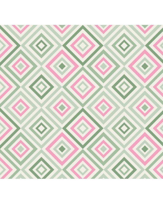 Geométrico cor 06 (Verde com Rosa) Geométrico cor 06 (Verde com Rosa)