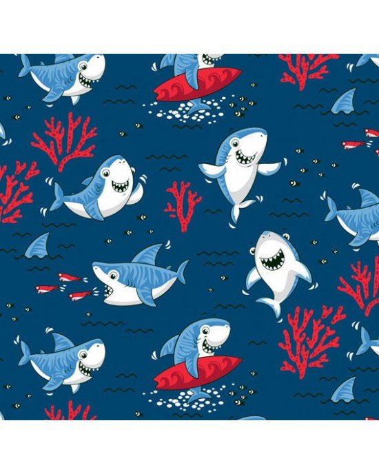 Shark cor 04 (Vermelho com Marinho) Shark cor 04 (Vermelho com Marinho)