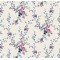 Viscose estampada floral - Sarah cor 59 - (azul com rosa)
