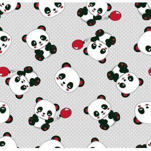 Pandas 2 cor 02 (Cinza com Vermelho) 