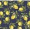 Tecido Estampado Limão cor - 04 (Marinho)