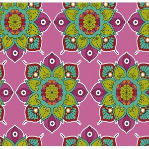 Mandala cor 03 (Rosa) 