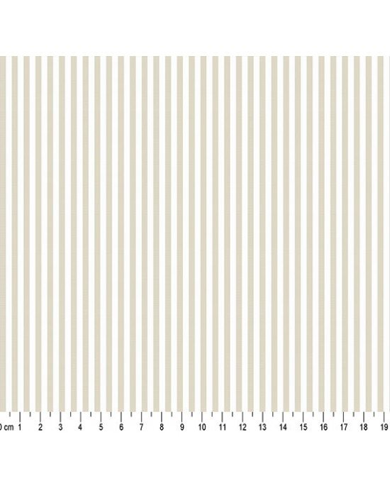 Tecido Fio Tinto Listrado L.227 cor - 1033 (Bege)