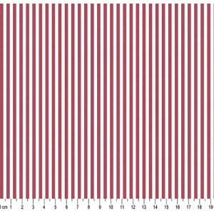 Tecido Fio Tinto Listrado L.227 cor - 1040 (Vermelho)