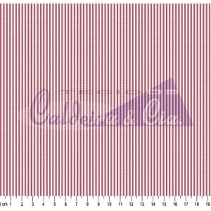 Tecido Fio Tinto Listrado D.Juan cor - 1040 (Vermelho)