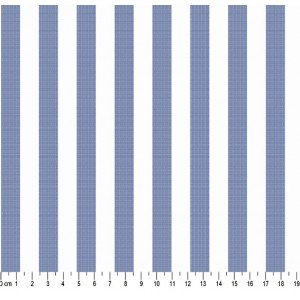 Tecido Fio Tinto Listrado L.230 cor - 1025 (Azul Royal)