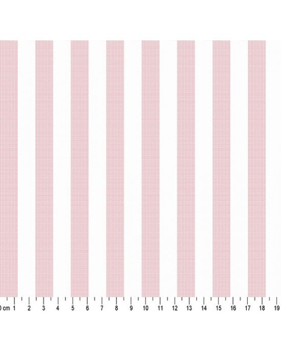 Tecido Fio Tinto Listrado L.230 cor - 1102 (Rosa)