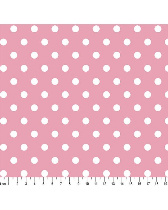 Tecido Estampado Bolão Cor - 02 (Rosa) Tecido Estampado Bolão Cor - 02 (Rosa)