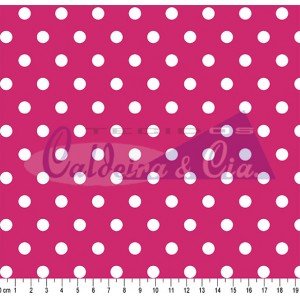 Tecido Estampado Bolão Cor - 11 (Pink)
