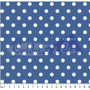 Tecido Estampado Bolão Cor - 17 (Royal)