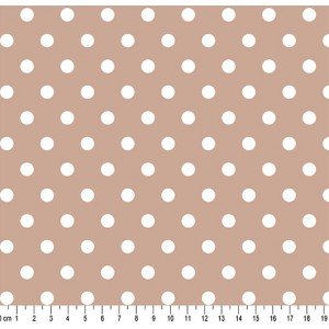 Tecido Estampado Bolão Cor - 45 (Rosa Antigo)