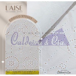 Bordado Laise cor -12 (Branco)