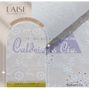 Bordado Laise cor - 07 (Branco)