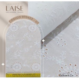 Bordado Laise cor - 07 (Branco)