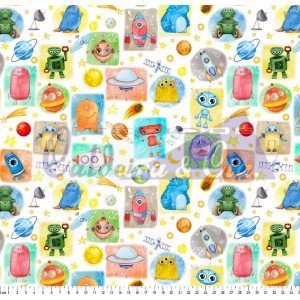 Quadros Planetas cor 01 (Est. Digital) 