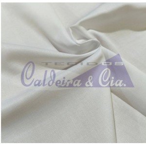 Tecido Fustão Liso cor - 0001 (Branco)