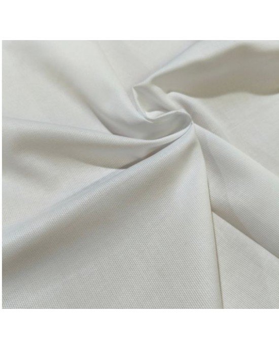 Tecido Fustão Liso cor - 0001 (Branco)