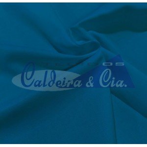 Tecido Fustão Liso cor - 3877 (Azul Jeans)