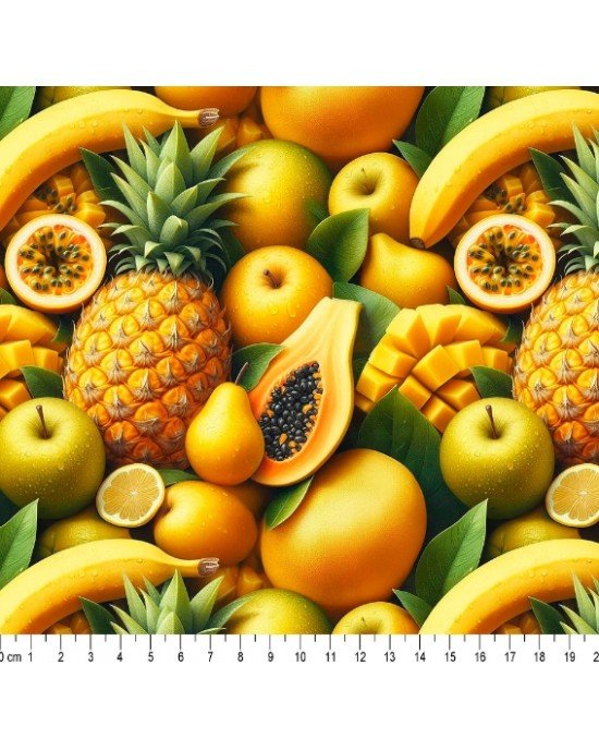 Frutas Cor 06 - (Est. Digital 3D) 