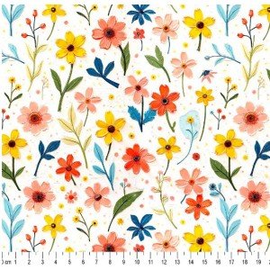 Pintura Flores Cor 01 - (Est. Digital 3D) 