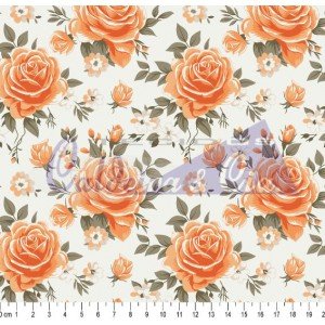 Floral Nice cor 01 (Laranja)