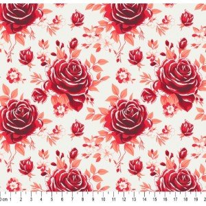 Floral Nice cor 02 (Vermelho)