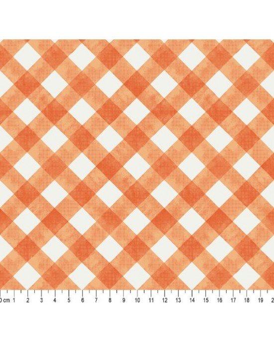 Xadrez Monaco cor 01 (Laranja)
