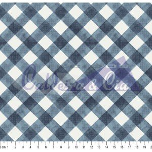 Xadrez Monaco cor 04 (Azul)