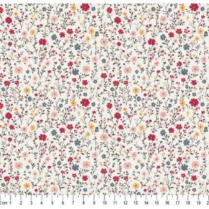 Floral Vintage cor 01 (Fd Bege)