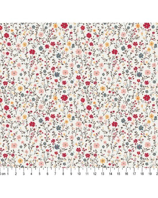 Floral Vintage cor 01 (Fd Bege)