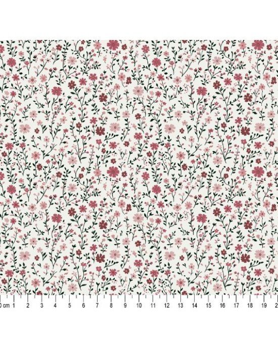 Floral Vintage cor 02 (Rose Fd Bege)