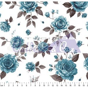 Floral Provençal cor 03 (Azul)