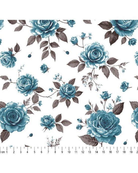 Floral Provençal cor 03 (Azul) Floral Provençal cor 03 (Azul)