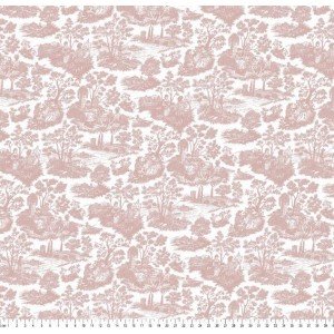 Toile de Jouy cor 02 (Rosa)
