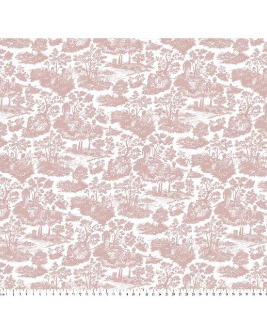 Toile de Jouy cor 02 (Rosa)