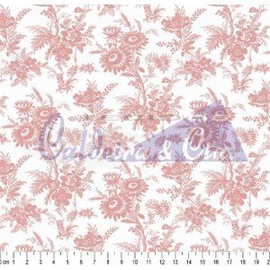 Flores de Jouy cor 02 (Rosa)
