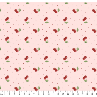 Cerejinhas com Poa cor - 03(Rosa)