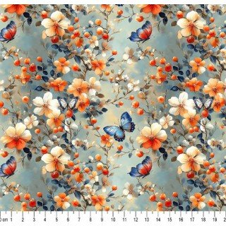 Borboletas Cor 02 - (Est. Digital 3D) 